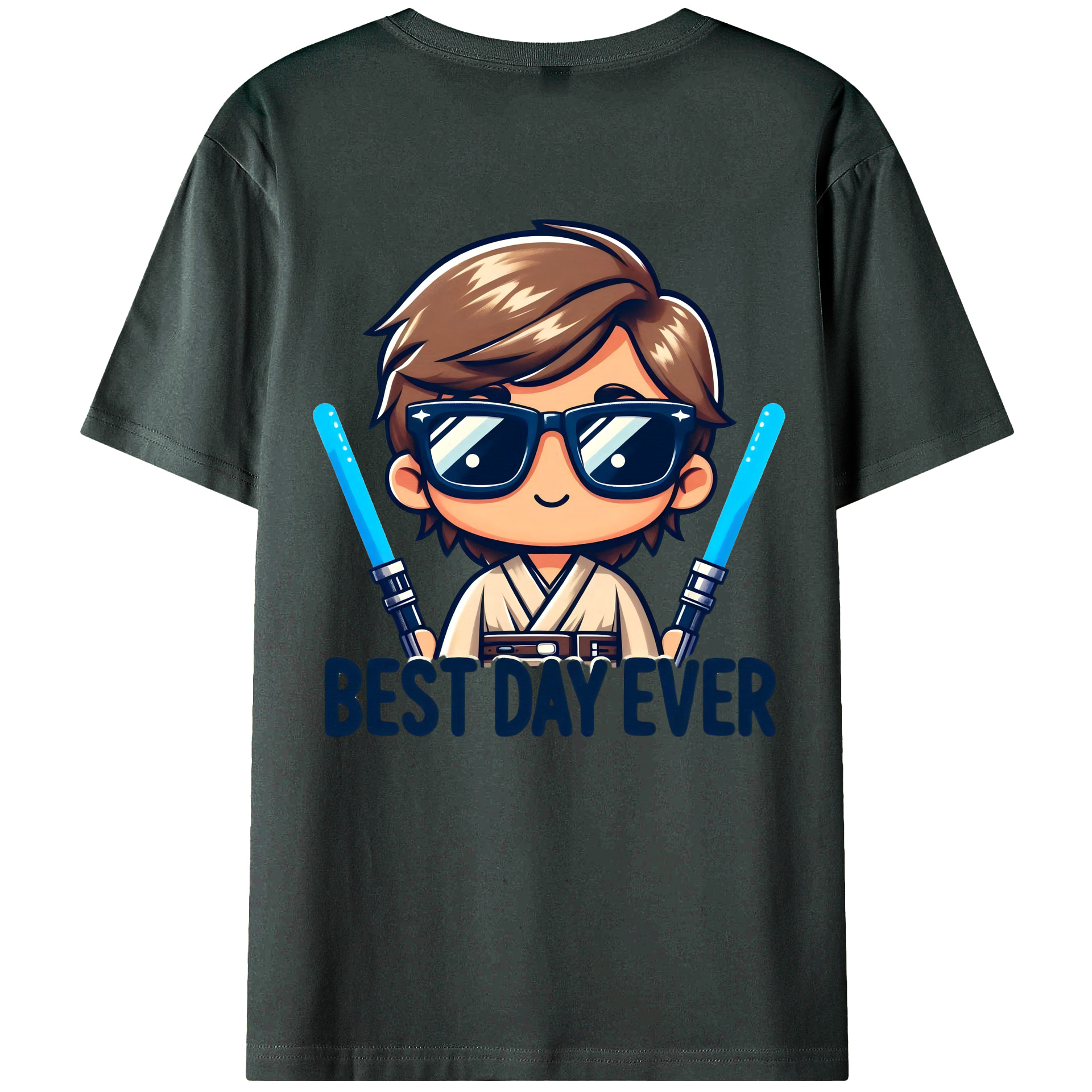 （画像用） スター・ウォーズ Star Wars 綿100％ メンズ半袖Tシャツ（バックプリント） 通気性